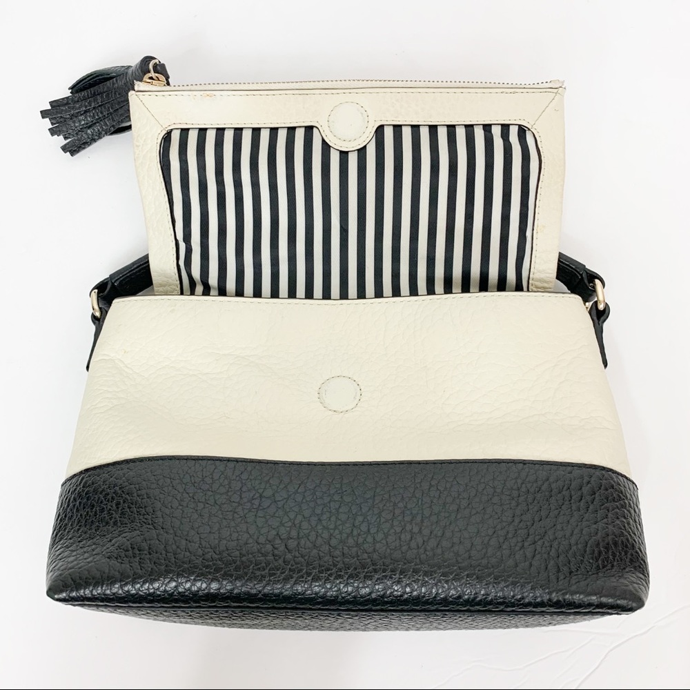 Kate Spade Cobble Hill Flap Handbag Tassel Purse - Picture 4 of 14